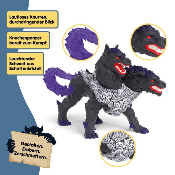 schleich ELDRADOR CREATURES | BATTLE CAVE Arena: Lava vs. Schatten 42673 | Set aus 2 x ELDRADOR Battle Cave, 2 x Monster und 2 x Kristall | Caves zur Arena stapelbar | Spielzeug ab 7 Jahren | 71 Teile