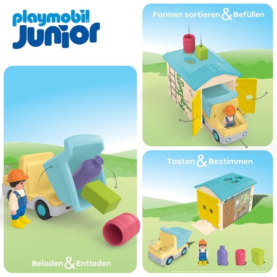 PLAYMOBIL LKW mit Sortiergarage