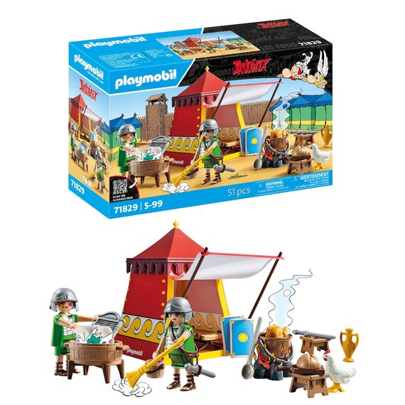PLAYMOBIL | Asterix | Legionärszelt | Asterix Spielset | Asterix und Obelix | Abenteuer Spielzeug für Kinder ab 5 Jahren | 71829