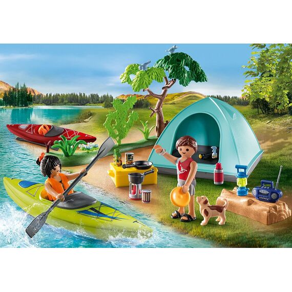 PLAYMOBIL | Family Fun | aufregendes Naturabenteuer am Zeltplatz | Spielzeug für Kinder ab 4 Jahren | 71425