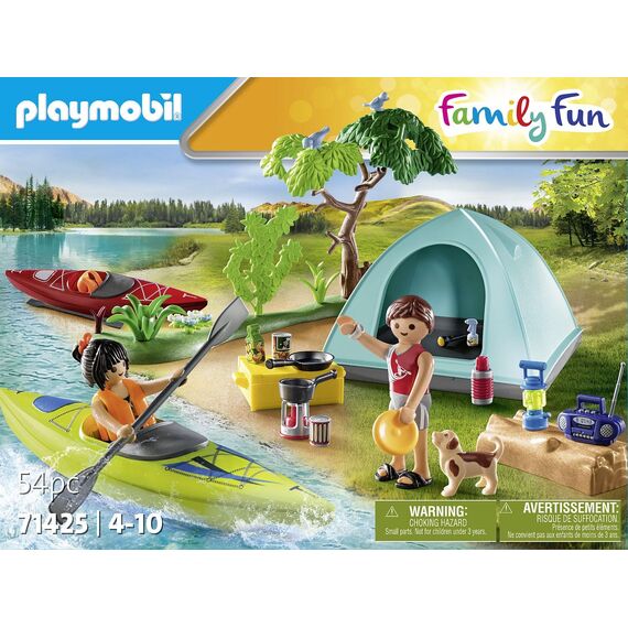 PLAYMOBIL | Family Fun | aufregendes Naturabenteuer am Zeltplatz | Spielzeug für Kinder ab 4 Jahren | 71425