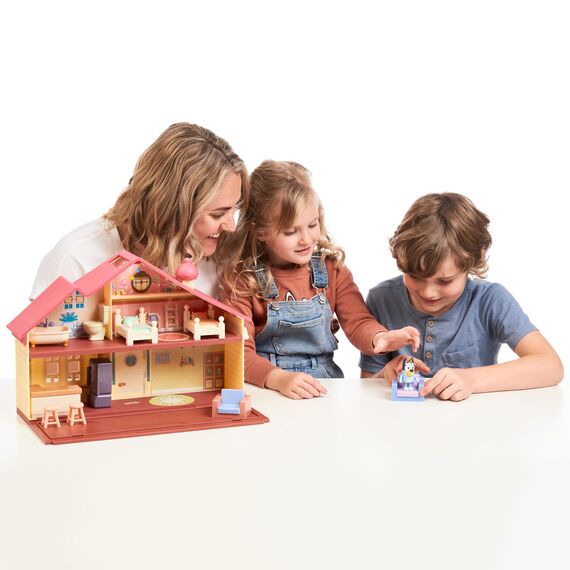 BlueY-Spielset „Blueys Familienheim“ inklusive 6 cm Figur - offizieller Sammelartikel