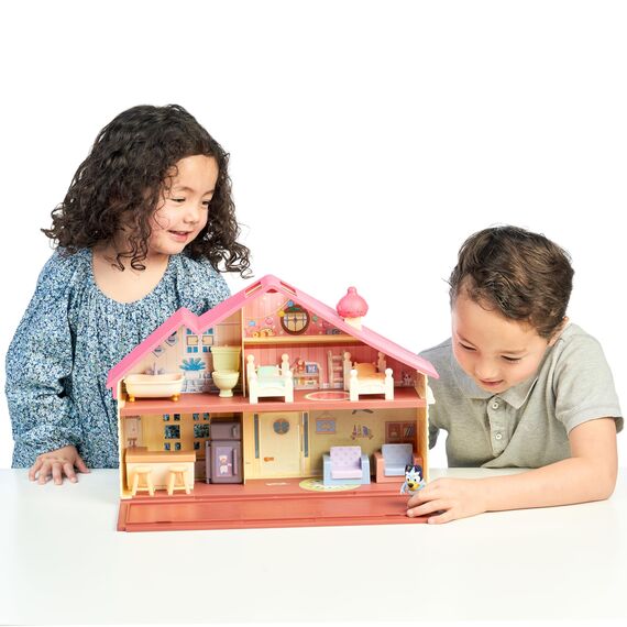 BlueY-Spielset „Blueys Familienheim“ inklusive 6 cm Figur - offizieller Sammelartikel