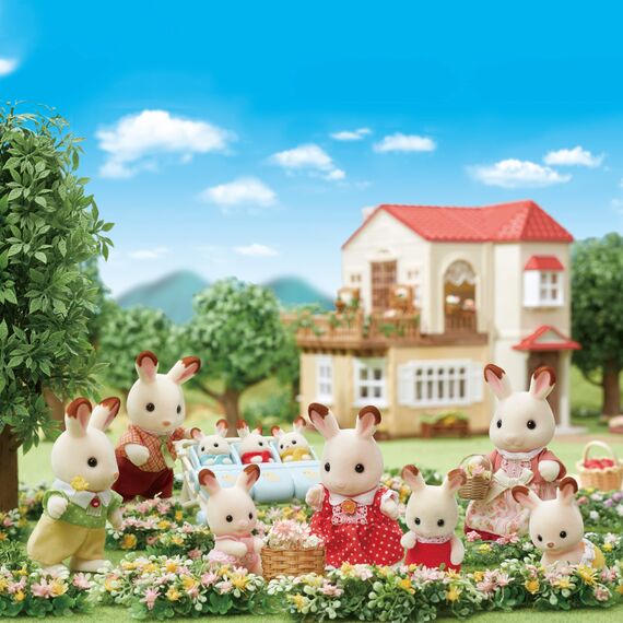 Sylvanian Families L5655 Schokoladenhasen Familie NEU