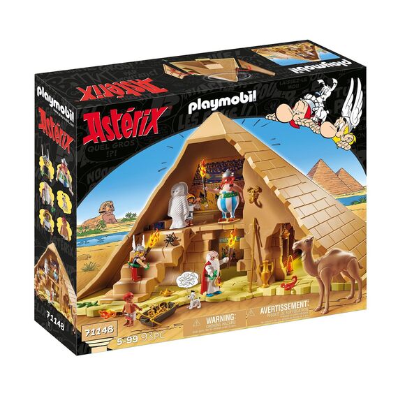 PLAYMOBIL 71148 Asterix: Pyramide des Pharao, Obelix, Asterix, Miraculix, Numerobis, Schraubzieris, Idefix, Spielzeug für Kinder ab 5 Jahren [Exklusiv bei Amazon]