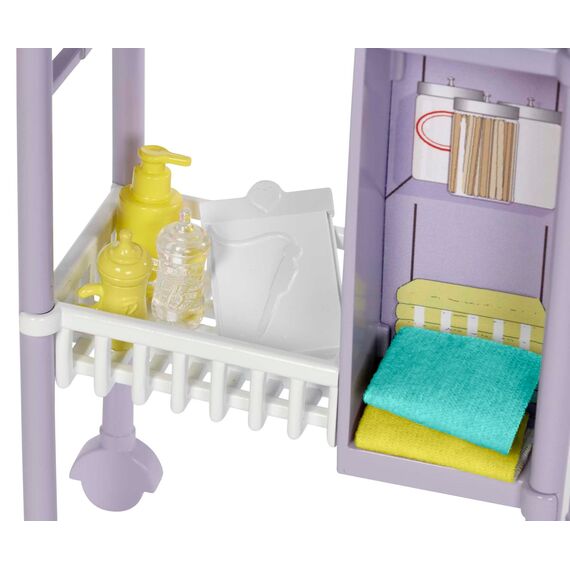 Barbie You Can Be Anything Serie, Baby Doctor, Puppe mit blondem Haar, Zwei Babys, Arztkleidung, Zubehör, 3 Puppen enthalten, Geschenk für Kinder, Spielzeug ab 3 Jahre,GKH23