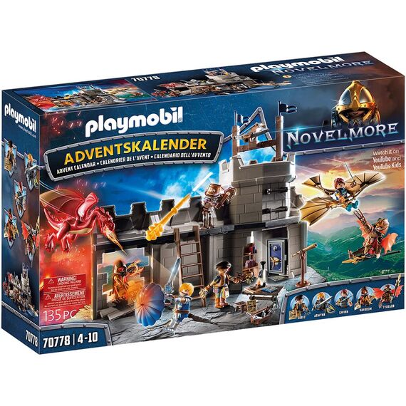 PLAYMOBIL Adventskalender 70778 Novelmore Darios Werkstatt, Ab 4 Jahren