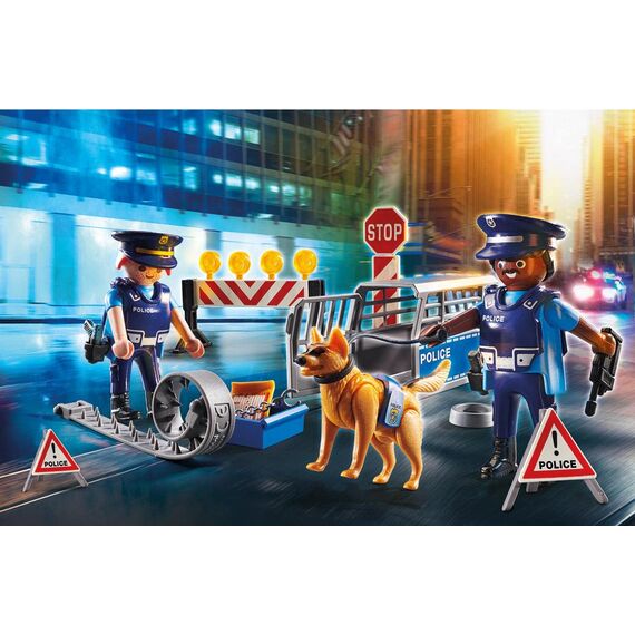 PLAYMOBIL City Action 6878 Polizei-Straßensperre, Ab 5 Jahren (Packung mit 2)