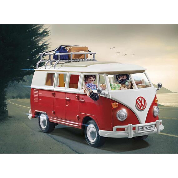 PLAYMOBIL | Volkswagen | T1 Camping Bus |Sammelauto | Für Kinder und Erwachsene | 70176