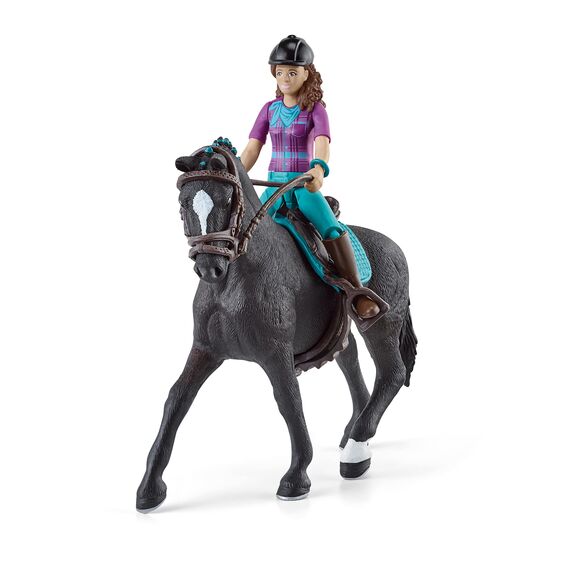 SCHLEICH 42541 Horse Club Lisa & Storm, für Kinder ab 5-12 Jahren, Horse Club - Spielset