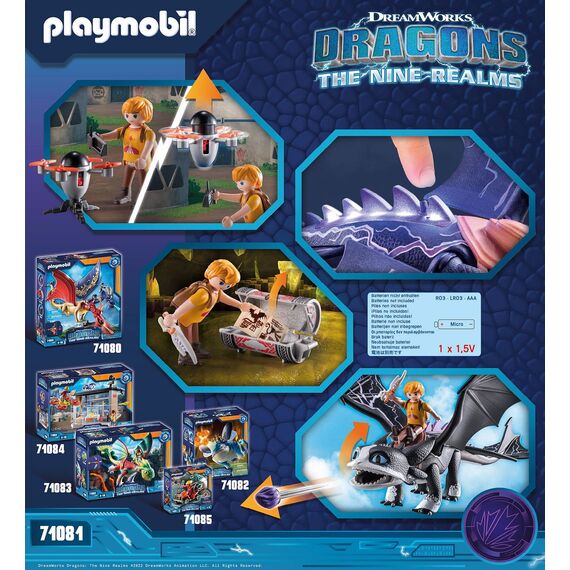 Playmobil Dragons 71081 The Nine Realms Thunder and Tom