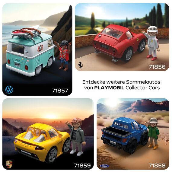 PLAYMOBIL | Volkswagen | T1 Camping Bus |Sammelauto | Für Kinder und Erwachsene | 70176