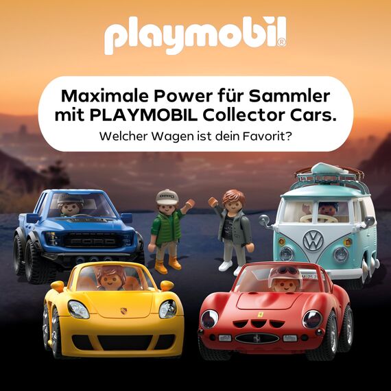 PLAYMOBIL | Volkswagen | T1 Camping Bus |Sammelauto | Für Kinder und Erwachsene | 70176