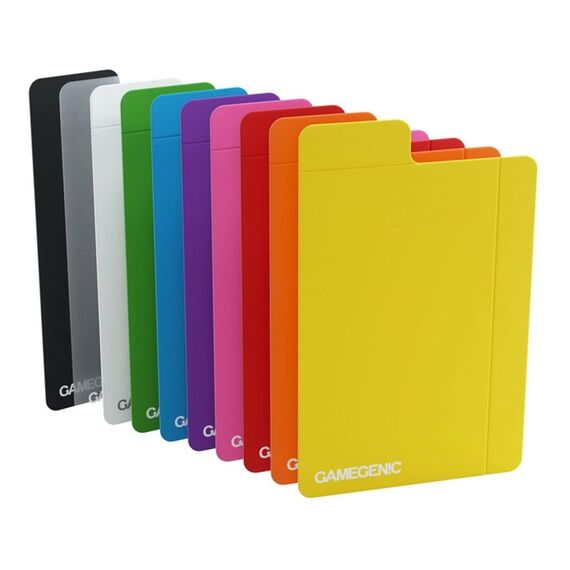 Gamegenic, MATTE Standard Sleeve Value Pack 200, Sleeve color code: Gray & Card Dividers Multicolor