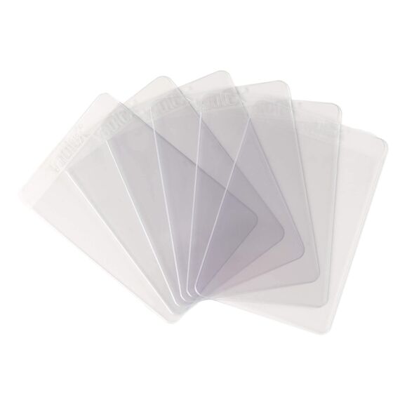 Vault X Halbstarre Trading-Kartenhalter, Feste Hüllen für TCG- und Sportkarten-Bewertungen, Kartenhüllen (50er Pack)