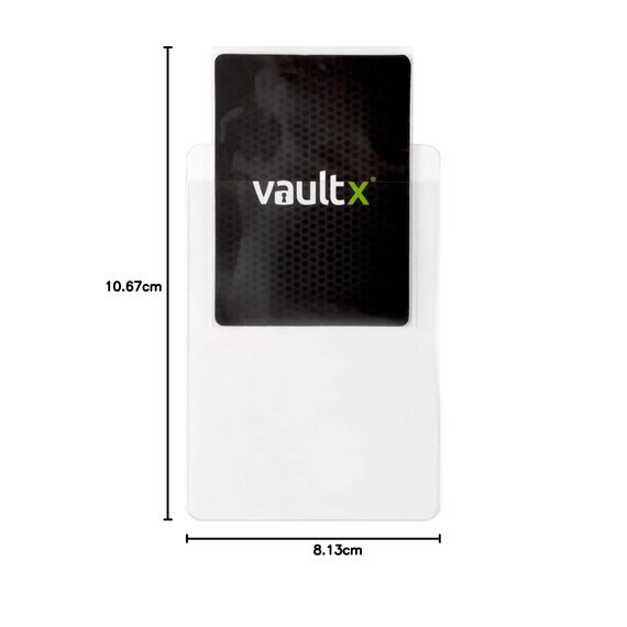 Vault X Halbstarre Trading-Kartenhalter, Feste Hüllen für TCG- und Sportkarten-Bewertungen, Kartenhüllen (50er Pack)