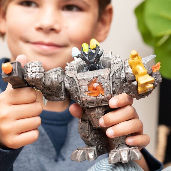 SCHLEICH 42616 Eldrador Starter Set, ab 6 Jahren, Eldrador - Spielzubehör & 42549 Master-Roboter mit Mini Creature, für Kinder ab 7-12 Jahren, ELDRADOR Creatures - Spielset