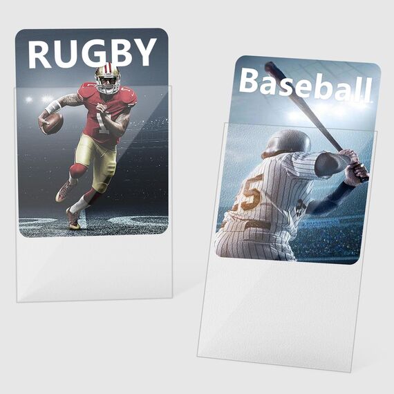 Mlikero 500 Stück Kartenhüllen für Sammelkarten, Transparente Matte Card Sleeves Deck Sammelkarten Hüllen, Clear Kartenhüllen Fit für MTG, Fußball, Sport Karten, 66 x 91 mm