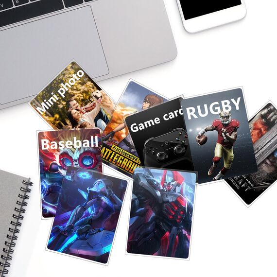 Mlikero 500 Stück Kartenhüllen für Sammelkarten, Transparente Matte Card Sleeves Deck Sammelkarten Hüllen, Clear Kartenhüllen Fit für MTG, Fußball, Sport Karten, 66 x 91 mm