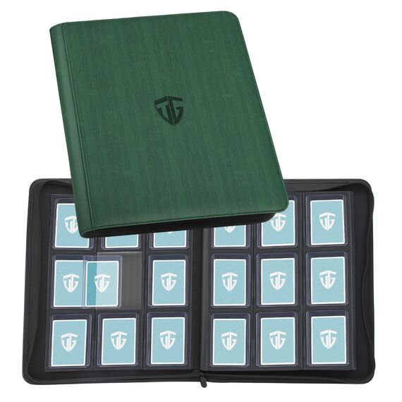 TCGUARD Toploader Sammelkartenalbum 216, Sammelkartenalbum, 9 Fächer, Hardcover, TCG-Bindung, MTG Karten