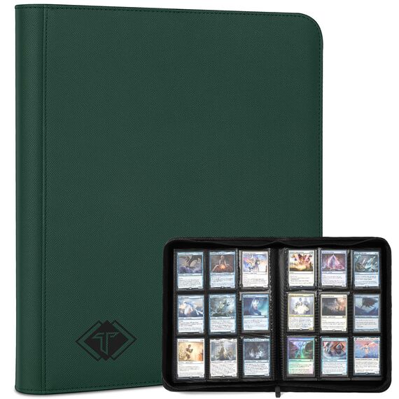 Kartenbinder für Trading Card 9 Pocket,Zip MTG Kartenbinder mit 432 Side Loading Pocket,Kartenalbum passend für TCG Baseball Football Sports Card,Einfaches Einlegen von Karten-Sammelbindern