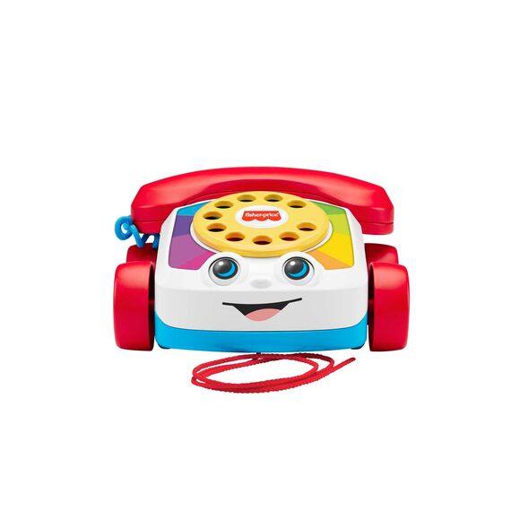 Fisher-Price FGW66 - Plappertelefon Motorikspielzeug mit Geräuschen, Babyspielzeug ab 12 Monaten, Mehrfarbig