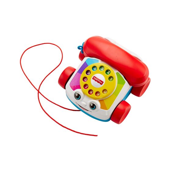 Fisher-Price FGW66 - Plappertelefon Motorikspielzeug mit Geräuschen, Babyspielzeug ab 12 Monaten, Mehrfarbig
