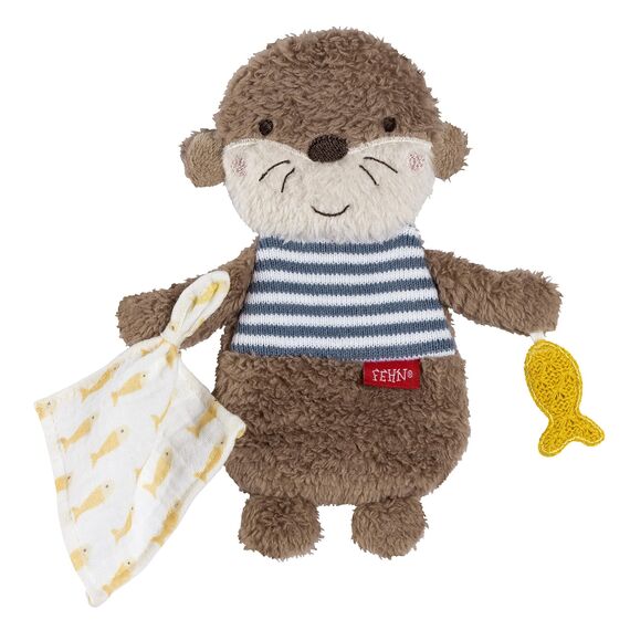 Fehn Knister-Otter – Activity-Rascheltier zum Greifen, Lauschen, Spielen & Geräusche erzeugen - fördert Babys Sinne & Motorik - idealer Begleiter für Babys und Kleinkinder ab Geburt