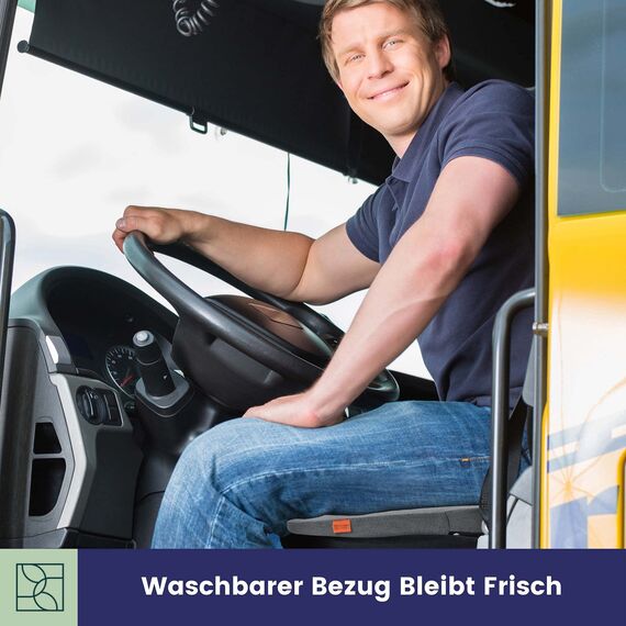 DYNMC you Keilkissen Stuhl - Test SEHR GUT - Sitzkissen Stuhl - Mit Physiotherapeuten Entwickelt - Ergonomisches Sitzkissen Bürostuhl - Sitzerhöhung Erwachsene Erhöht Sitzkomfort im Home Office