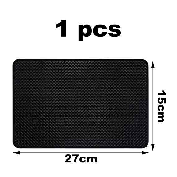 1 Stück Universal Anti Rutsch Schmutzmatte Antirutschmatte für Auto Armaturenbrett Antirutsch Pads Silikon Fixierkissen Wird,Klebrige Pad Klebematte für Handy Sonnenbrille Schlüssel-27 x 15 cm