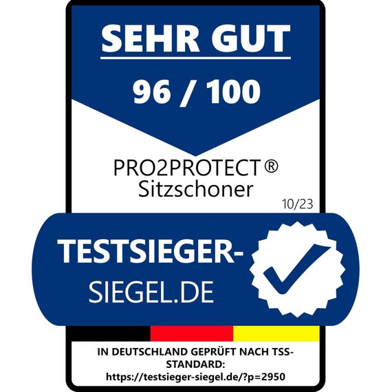 Pro2Protect [2X Test SEHR GUT] Autositzschoner Vordersitze | WASSERDICHT | 1er Set | Autositzbezüge Sitzauflage Sitzbezüge Auto | Schonbezug vorne Autositzauflage Sitzschoner Auto Zubehör Innenraum
