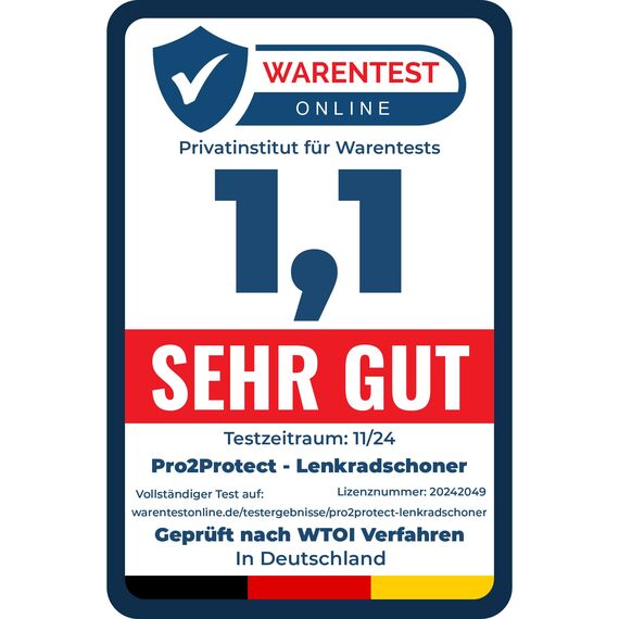 [ 2X Test SEHR GUT ] Pro2Protect Lenkradbezug Leder | Auto Zubehör Innenraum | Lenkradhüllen Grand Tour | Lenkradschoner PKW | Lenkrad Bezug Lenkradschutz | Autozubehör Geschenke für Frauen und Männer