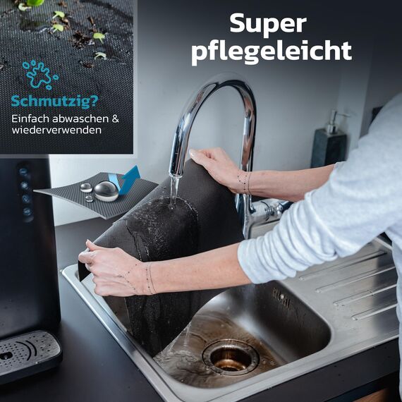 TRIBURG Universal Antirutsch Schmutzmatte 60x90 cm Wasserdicht und Zuschneidbar - Kofferraummatte - Antirutschmatte Auto - Antirutschmatte Schubladen - Kofferraum Schutzmatte