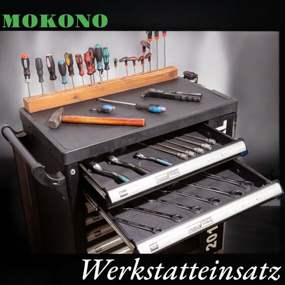MOKONO® Antirutschmatte 180 x 120cm- wasserdichte Antirutschmatte, universal und zuschneidbar I rutschfeste Schutzmatte für Kofferraum, Camping, Hundebox u.v.m. I