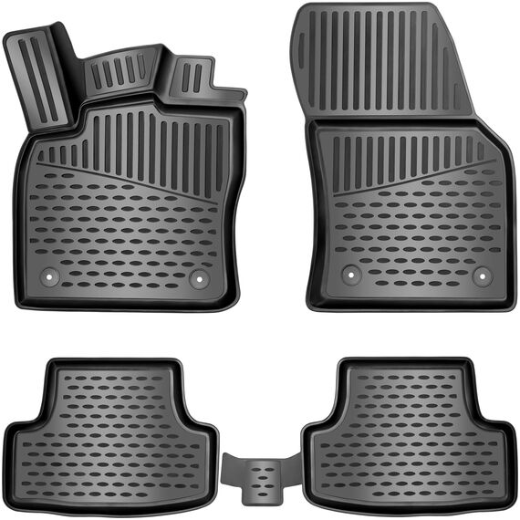 ELMASLINE 3D Gummimatten Set für VW Golf 7 SPORTSVAN 2014-2020 | Zubehör Fußmatten