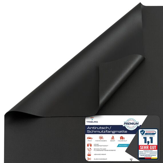 TRIBURG Universal Antirutsch Schmutzmatte 120x180 cm Wasserdicht und Zuschneidbar - Kofferraummatte - Antirutschmatte Auto - Antirutschmatte Schubladen - Kofferraum Schutzmatte