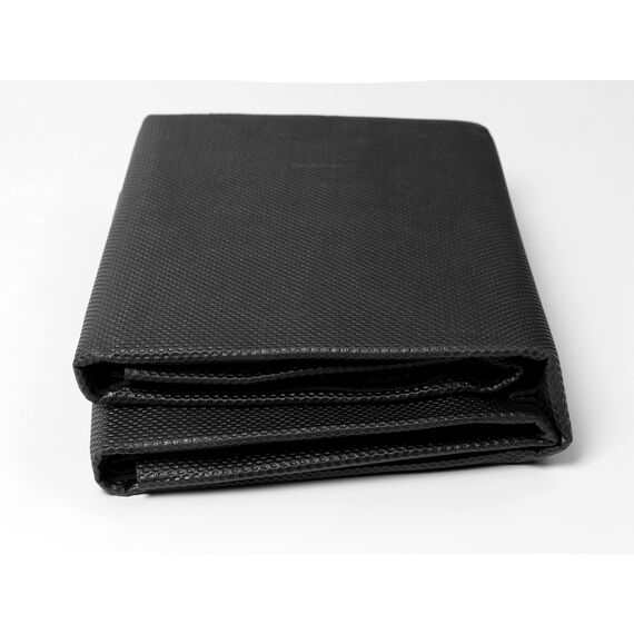 HAYATEC Universal Antirutschmatte Auto Kofferraum Schutzmatte 120x100cm Gummimatte Kofferraummatte rutschfeste Unterlage Schwarz Wasserdicht zuschneidbar für maximalen Schutz & Sauberkeit