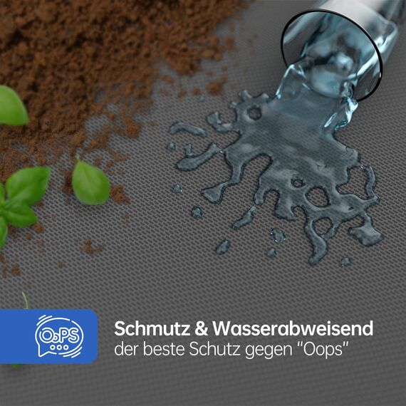 HAYATEC Universal Antirutschmatte Auto Kofferraum Schutzmatte 120x100cm Gummimatte Kofferraummatte rutschfeste Unterlage Schwarz Wasserdicht zuschneidbar für maximalen Schutz & Sauberkeit