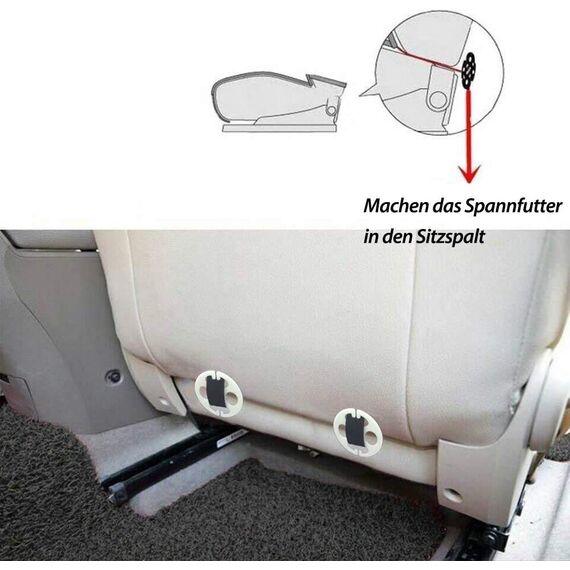 Big Ant Sitzkissen Auto TÜV-geprüfte Orthopädisches Autositzkissen Fahrersitz - Memory Foam Sitzauflage EXTRA DÜNN & ATMUNGSAKTIV Keilkissen Auto, Bürostuhl, PC-Stuhl - rutschfest, 50x40cm (1 Stück)