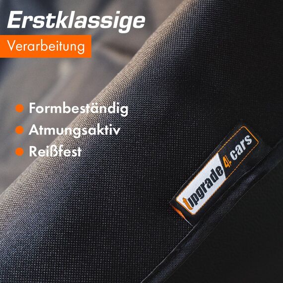 Upgrade4cars wasserdichter Autositzschoner für Vordersitze | Fahrersitz Schonbezug für Werkstatt, Arbeit, Sport usw. | Autositz-Auflage Universal | Auto-Sitzbezug vorne