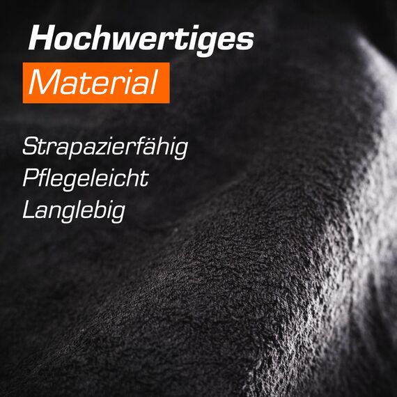 Upgrade4cars Frottee Autositzschoner für Vordersitze | Fahrersitz Schonbezug aus Baumwolle | Handtuch Autositzauflage für Sport, Arbeit, Sommer & Winter