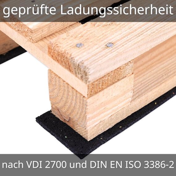 Antirutschmatte 1360x15 cm 3 mm – Ladungssicherung & Transportmatte für LKW, Anhänger & Auto – Gummigranulat – Regupol Cargo Mat 7210 – WiCo®