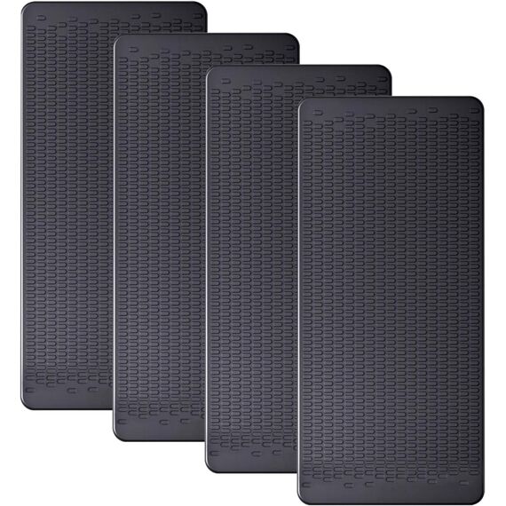 JIMISHA Anti-Rutsch-Armaturenbrett Matte Auto Non-Slip Matte für Handyhalterung, Mobiltelefone, Sonnenbrillen und Schlüssel (4er Pack, 6.3 x 2.8 inch)