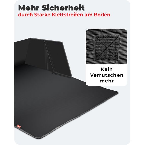 achilles Kofferraumschutz mit Seiten- und Ladekantenschutz, Kofferraumwanne, Auto Kofferraum Schutzmatte für Hunde, Kofferraummatte, universal