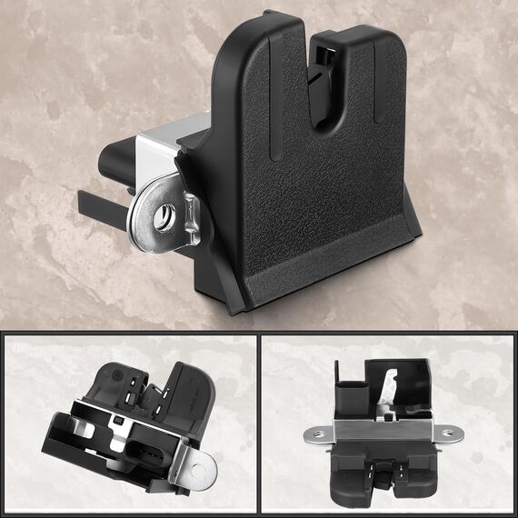 GEAREVER Heckklappenschloss Türschloss Verriegelung Kofferraumschloss für VW GOLF 5 6 GTI Passat NEW POLO TIGUAN Seat Leon ALTEA IBIZA Skoda 6RD827505A 5ND827505 5KD827505