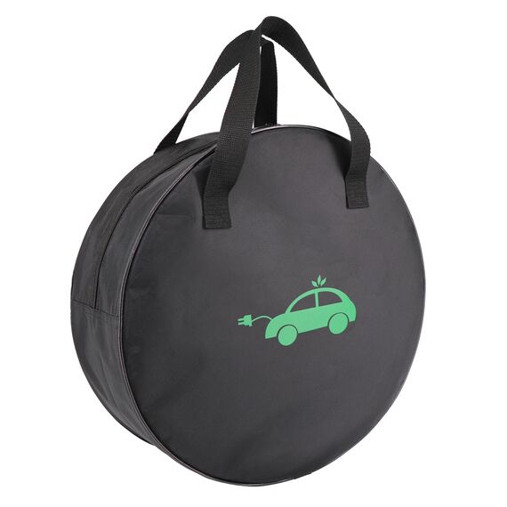 MCEVKELN EV Tragbare Kabeltasche Ladekabel Tasche 40cm, haltbarer Aufbewahrungstasche für alle Kabel & Autozubehöre, Aufbewahrung (1680D Nylon) Kofferraum- & Ladekabel-Organizer für Typ2- & Typ-1-Kabe