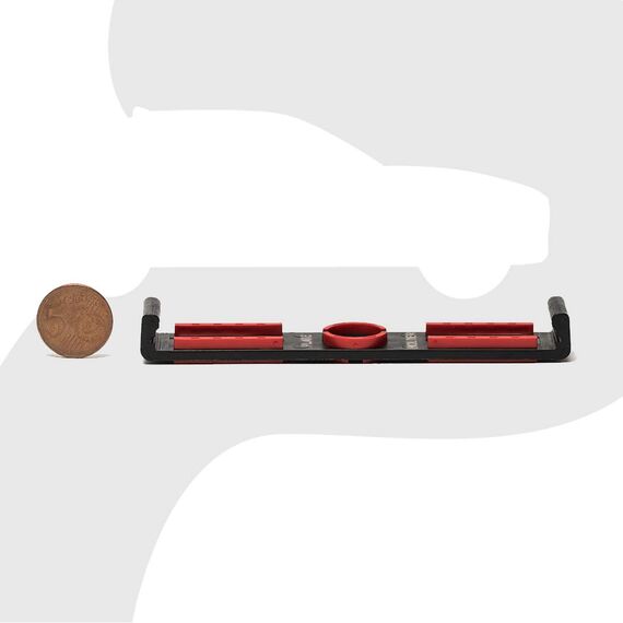 PLATEHOLDER® ORIGINAL - rahmenlose universal Kennzeichenhalter Nummernschildhalter - unsichtbar und wetterfest - Nummernschildhalterung für jedes Auto mit Straßenzulassung Tüv