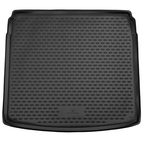 WALSER XTR Kofferraumwanne für VW Tiguan Allspace 5 Sitzer 03/2017-2024, unterer Ladeboden, 100% passgenaue Antirutschmatte Auto, Gummimatte Auto, Kofferraum Schutzmatte