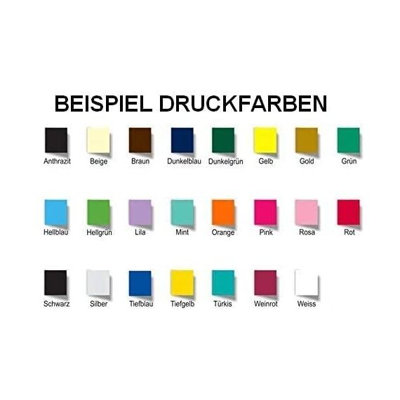 TEILE-24.EU Malinowski 2 Stück Kennzeichenhalter Schwarz mit Wunschtext Beschriftung Werbung Bedruckt
