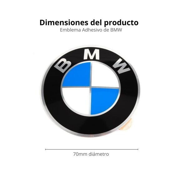 BMW Felgen Emblem 70Mm Selbstklebend - 1 Stück